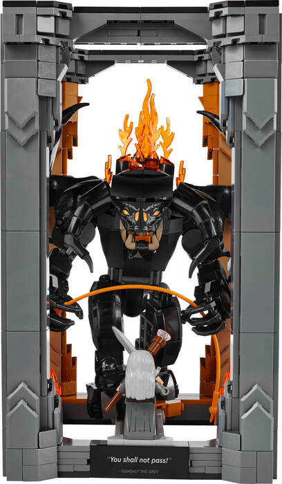 10367 LEGO® Icons Yüzüklerin Efendisi: Balrog™ Kitaplık Dekoru